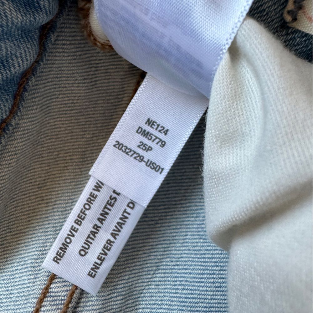 Madewell The Curvy Perfect Vintage Jean in Danby Wash: Ripped Edition Size 25P - Picture 5 of 10